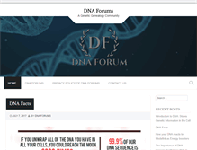 Tablet Screenshot of dna-forums.org